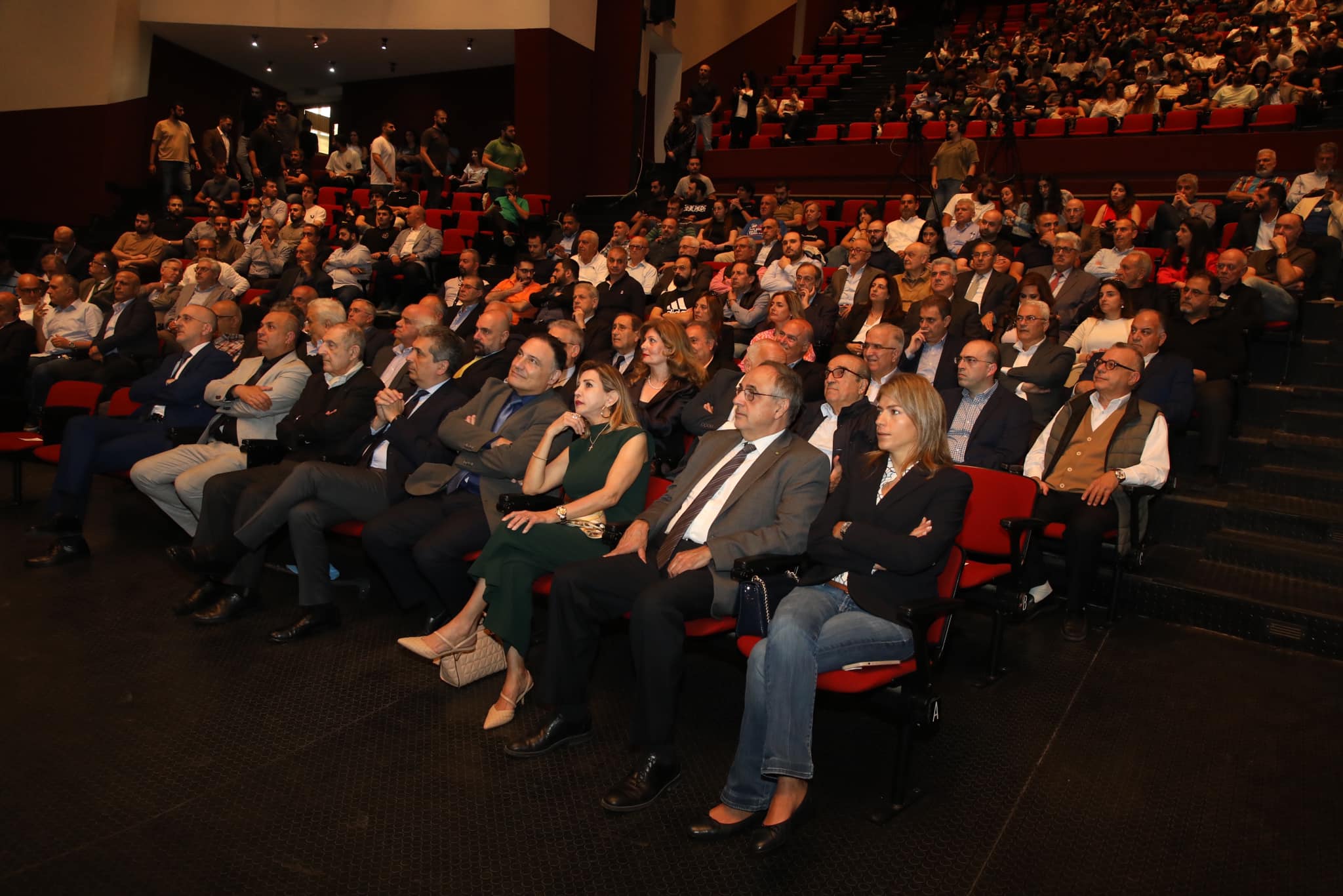 Audience at the 2024 launch of Salon des Anciens, ESIB–USJ