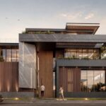 Ella-Elza Villa by WELD Architecture, with stone cladding, timber screens and planted terraces